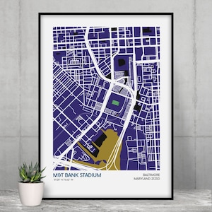Baltimore Ravens Cadeau voor NFL Fan Baltimore Ravens Wall Art NFL Fan Baltimore Ravens Fan Cadeau NFL Fan Cadeau
