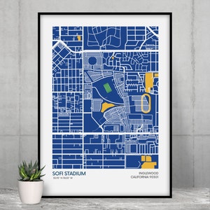L.A. Rams Geschenk für NFL Fan L.A. Rams Wand Kunst NFL Fan L.A. Rams Fan Geschenk NFL Fan Geschenk