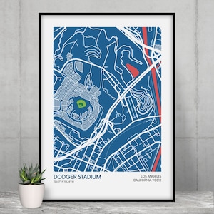 Los Angeles Dodgers Gift for MLB Fan Los Angeles Dodgers Wall Art MLB Fan Los Angeles Dodgers Fan Gift MLB Fan Gift