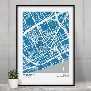 Detroit Lions Gift for NFL Fan Detroit Lions Wall Art NFL Fan Detroit Lions Fan Gift NFL Fan Gift