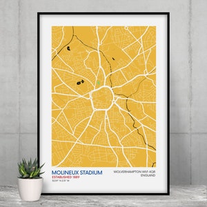 Cadeau Wolverhampton Wanderers pour fan de football Art mural Wolverhampton Wanderers Fan de football Wolverhampton Wanderers cadeau Fan