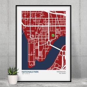 Washington Nationals Geschenk für MLB Fan Washington Nationals Wand Kunst MLB Fan Washington Nationals Fan Geschenk MLB Fan Geschenk