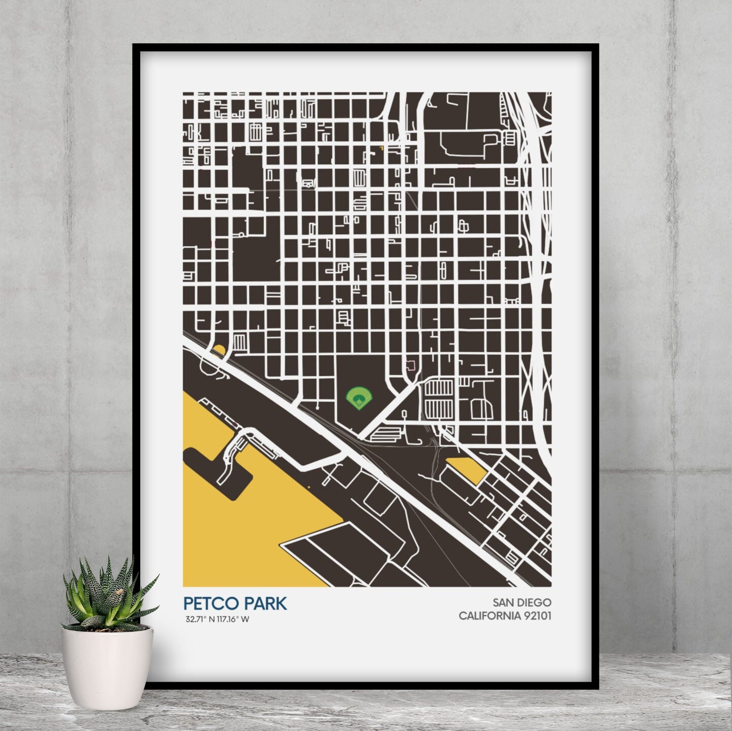 San Diego Padres Gift for MLB Fan San Diego Padres Wall Art MLB Fan San Diego Padres Fan Gift MLB Fan Gift