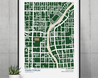 Milwaukee Bucks Gift for NBA Fan Milwaukee Bucks Wall Art NBA Fan Milwaukee Bucks Fan Gift NBA Fan Gift