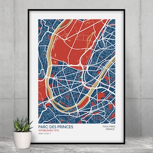 Paris Saint-Germain Geschenk für Fußball-Fan Paris Saint-Germain Wandkunst Fußball-Fan Paris Saint-Germain-Fan-Geschenk Fußball-Fan-Geschenk