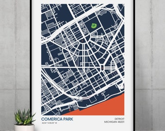 Detroit Tigers Geschenk für MLB Fan Detroit Tigers Kunst MLB Fan Detroit Tigers Fan Geschenk MLB Fan Geschenk