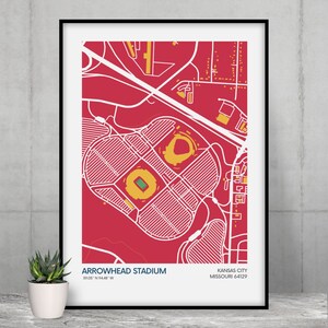Kansas City Chiefs Gift for NFL Fan Kansas City Chiefs Wall Art NFL Fan Kansas City Chiefs Fan Gift NFL Fan Gift