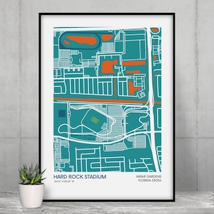 Cadeau des Dolphins de Miami pour un fan de la NFL Art mural des Dolphins de Miami Fan de la NFL Cadeau de fan des Dolphins de Miami Cadeau de fan de la NFL