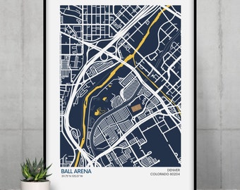 Denver Nuggets Gift for NBA Fan Denver Nuggets Wall Art NBA Fan Denver Nuggets Fan Gift NBA Fan Gift
