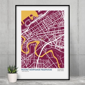 Cadeau des Cleveland Cavaliers pour les fans de la NBA Cleveland Cavaliers Wall Art NBA Fan des Cleveland Cavaliers Fan Gift NBA Fan Gift