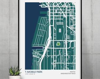 Seattle Mariners Gift for MLB Fan Seattle Mariners Wall Art MLB Fan Seattle Mariners Fan Gift MLB Fan Gift