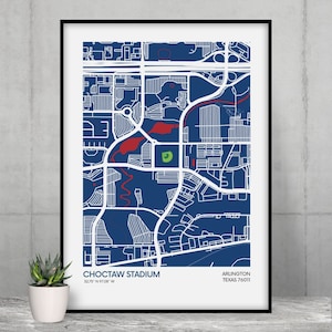 Texas Rangers Gift for MLB Fan Texas Rangers Wall Art MLB Fan Texas Rangers Fan Gift MLB Fan Gift