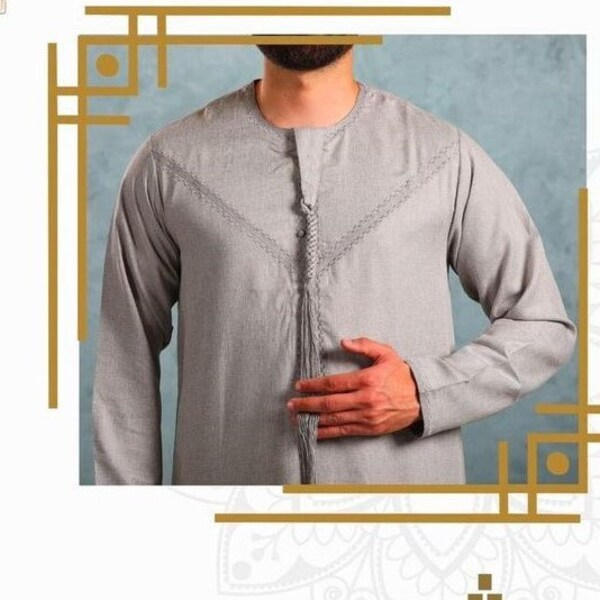 Thobe Omani , Dishdash , Men's Islamic Clothing , Dashadeesh Omani , Thowb Omani ثوب عماني أصلي , دشداش , أثواب شتوية ربيعية Jubbah, Jubba .