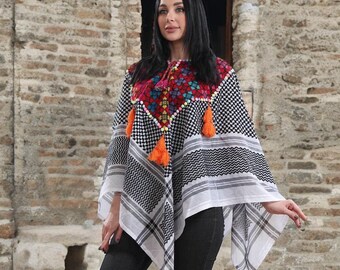 Handgemaakte Palestijnse Kuffiyeh Cape-collectie