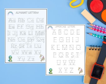 Busy Book | Alphabet Tracing | Tracing Alphabet | Tracing Worksheets | Preschool Worksheets | Alphabet Activities | Learning Binder | ABCs