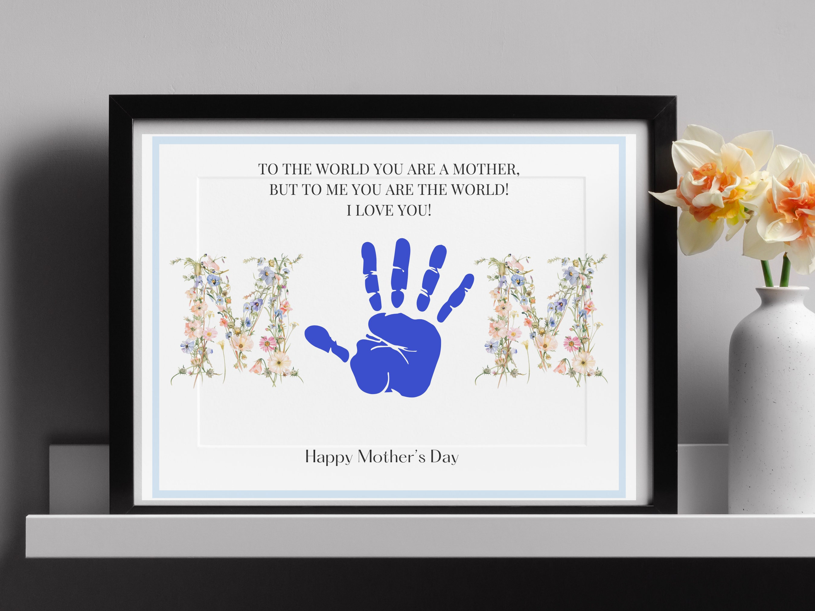 Mom Handprint Craft | Mother's Day Handprint Craft | Handprint Craft ...