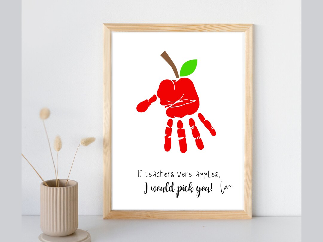 Teacher Appreciation Week Printable Handprint Art | Handprint Art for ...