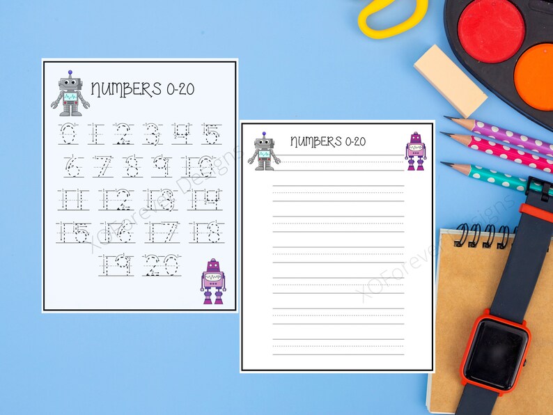 Number Tracing Tracing Numbers Tracing Worksheets Busy Book Preschool ...