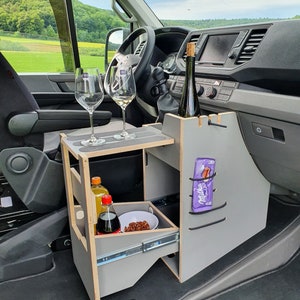 VW T6 – MITTELKONSOLE AUFBEWAHRUNGSBOX V.2 –