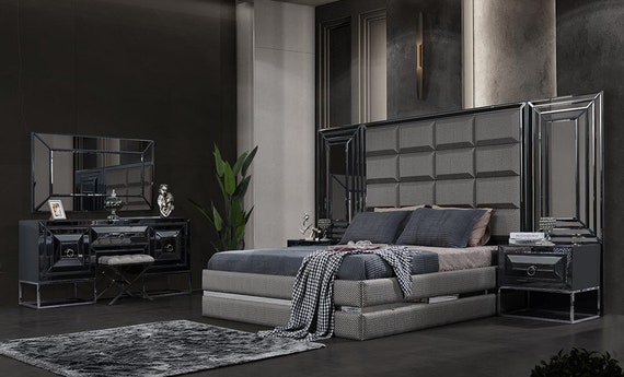 Silver bedroom 2024 dresser set
