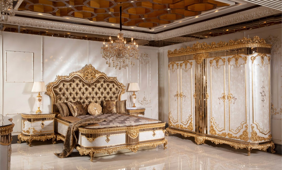 Royal Bedroom Set, Queen Bedroom Set, King Bedroom Set, Bedroom