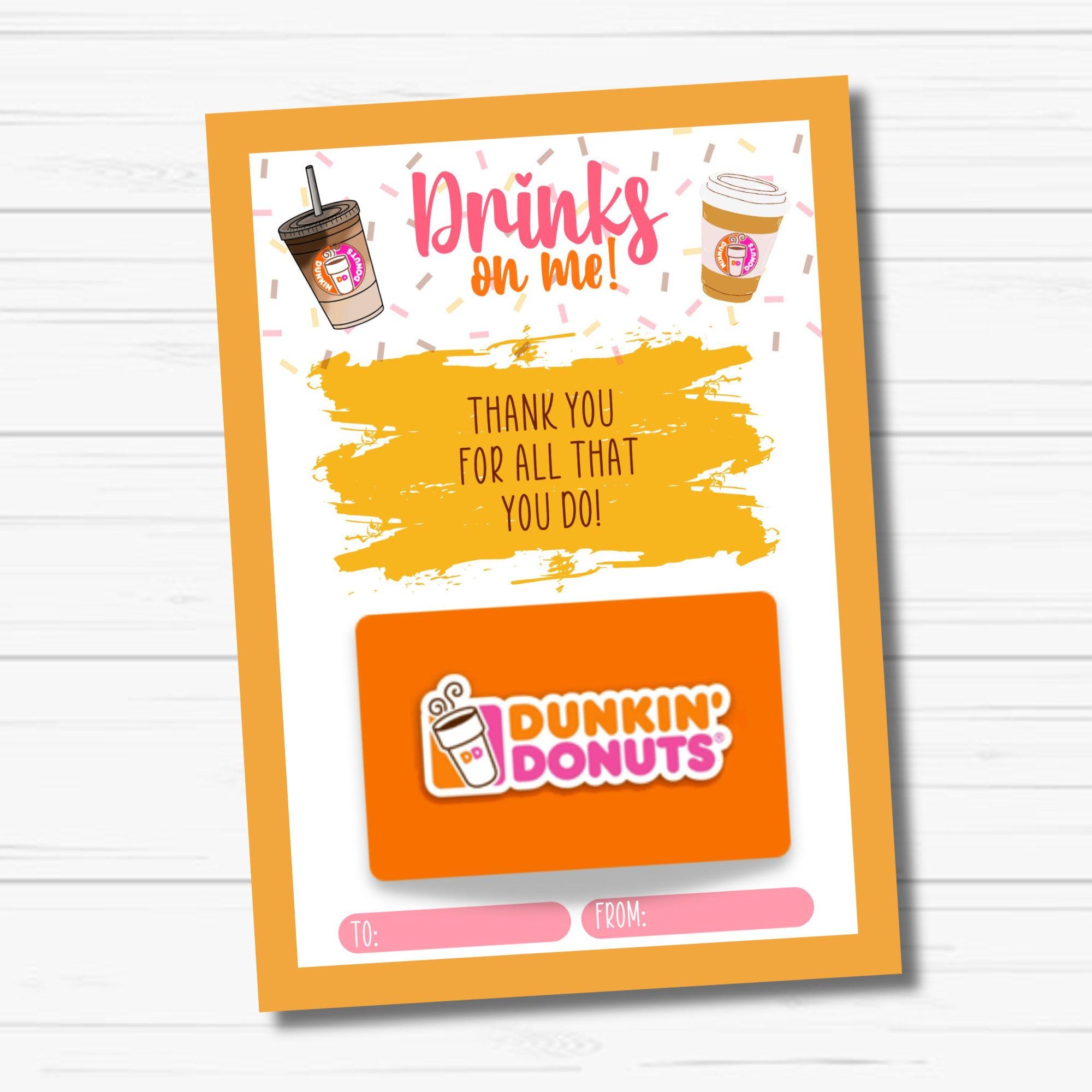 Dunkin Donut Pdf - Etsy