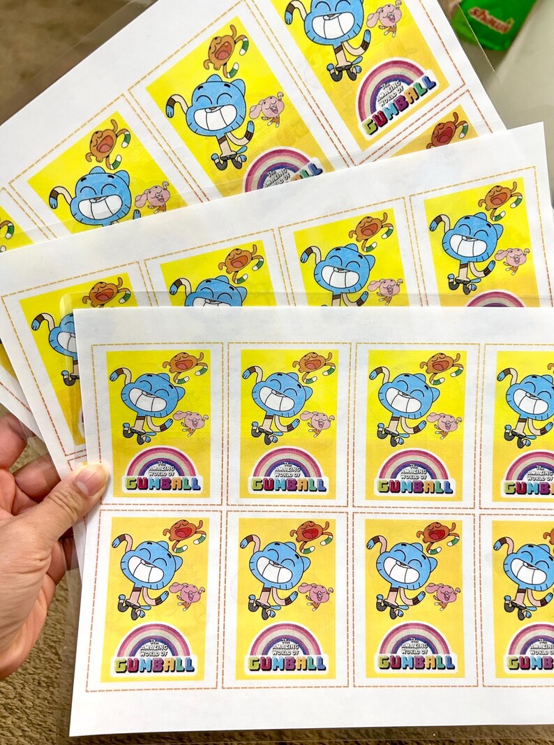 The Amazing World of Gumball Memory Match Card Game, PDF Printable - Etsy