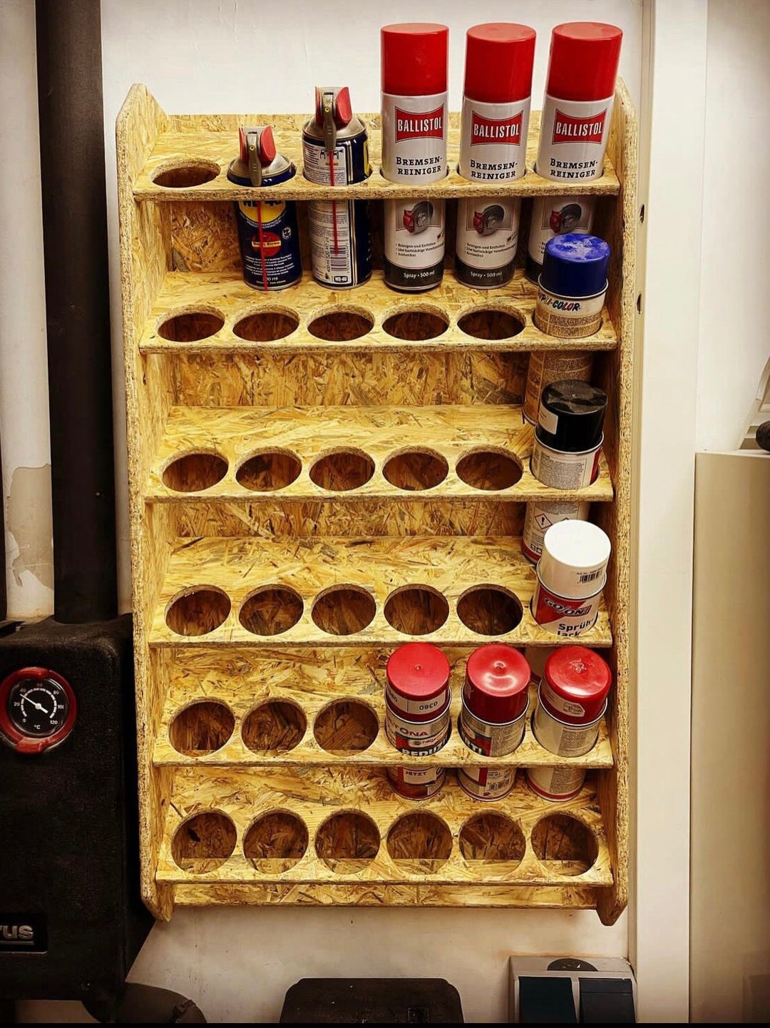 Paint Can Rack DXF File DIY Home Improvement Project Etsy