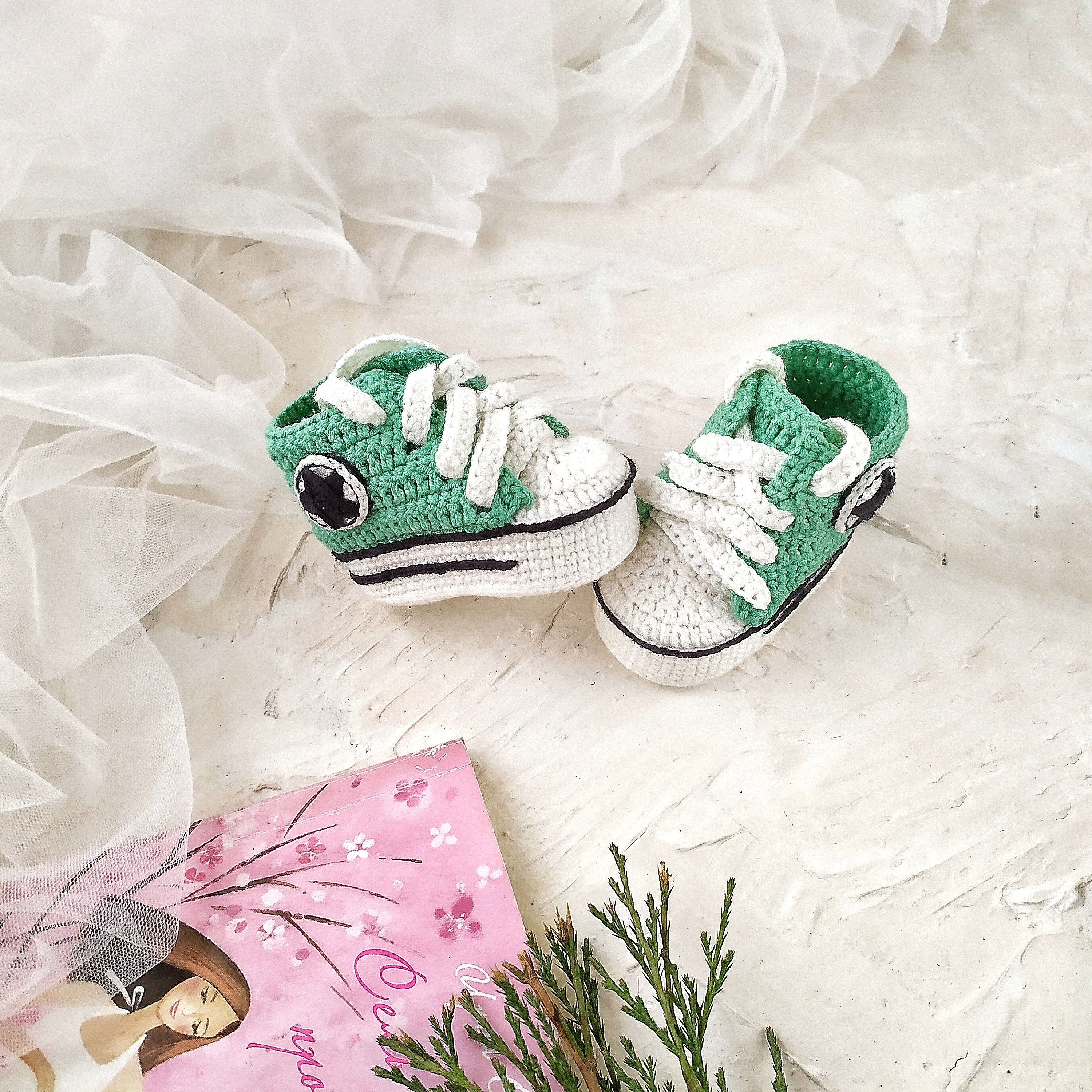 Baby Shower Gift Mint Green Baby Booties Gender Neutral Baby Shoes Schoenen Jongensschoenen Slofjes & Wiegschoentjes 