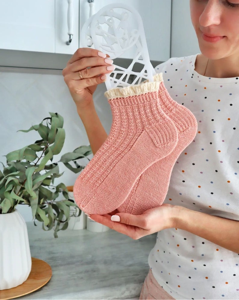 Women's Socks For Christmas Knitted socks for women Knitt Socks Handmade Wool socks Hand Knitted Wool Socks Knitted Wool Socks image 4