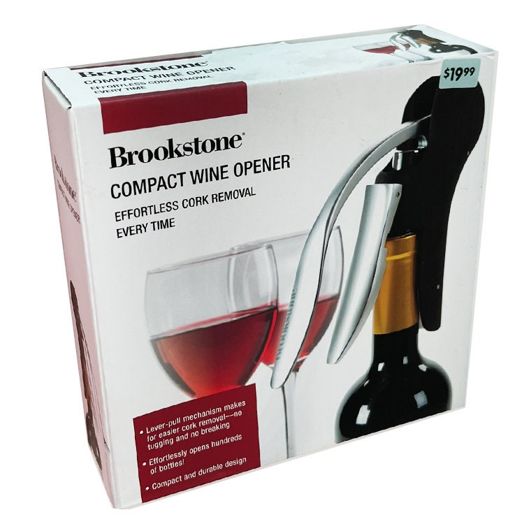 Brookstone Compact Wine Opener+ Brookstone 3 - Piece Wine Essentials Set.  ALL SE