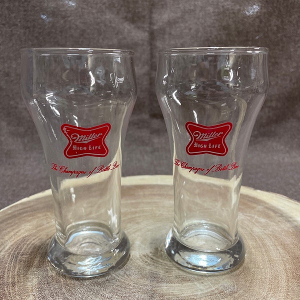 Vintage Beer Glasses Etsy