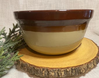 Vintage 70’s Large Redware Cottage mixing bowl