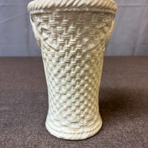 McCoy basket weave vase
