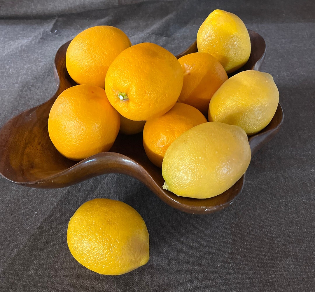 Set of 10 Faux Oranges and Lemons Etsy