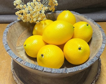 When life gives you faux lemons…. Make a beautiful centerpiece!!