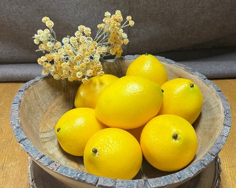 When life gives you faux lemons…. Make a beautiful centerpiece!!