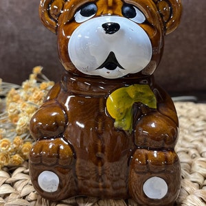 Oh honey! Adorable little bearcub honey pot