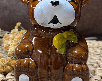 Oh honey! Adorable little bearcub honey pot