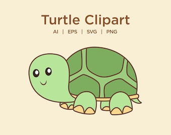 Cute Turtle Clipart, Simple Turtle Svg, Baby Sea Turtle SVG, PNG, Turtle  Shirt Idea, Turtle Animal Vector,