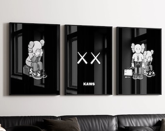 Hypebeast Poster,set of 3 , Graffiti print , Hypebeast Toy Poster,Hypebeast Toys,Hypebeast Sneaker, Sneaker Prints-a6