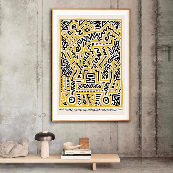 Set of 3 Prints , Keith Haring Print Set , Keith Haring Set of 3 Prints , Keith Haring Print Set , Keith Haring