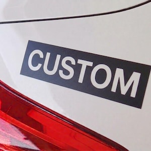 Custom New Driver Vinyl Decal |Student Driver| Car Magnet Sign | CAUTION| Waterproof Magnet | Professional Printed Die Cut