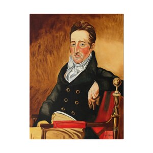 18th Century Portrait Painting - After The Hunt, Art Work, Wall Art, Folk Art, Primitive Print, Canvas Decor, Vintage Painting, Colonial image 2