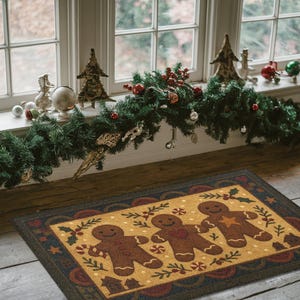 Vintage Holiday Rug - Etsy