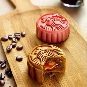 75-85g Starbucks style Mooncake Mold