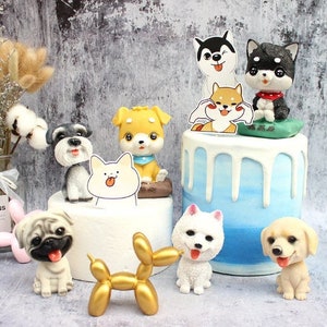 Schnauzer Cake Topper