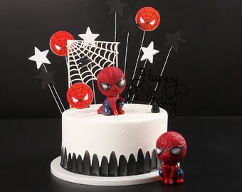 Spider-Man Cake Topper Set
