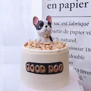French Bulldog Cake Topper