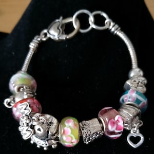 Vintage Brighton Mothers Charm Bracelet from 70&#39;s